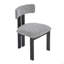 Chaises de salle à manger rembourrées sans accoudoirs avec pieds en métal (ensemble de 2)-195033269-195033270