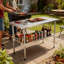Table de travail commerciale en acier inoxydable de calibre 18 de 30 po x 72 po-112636581