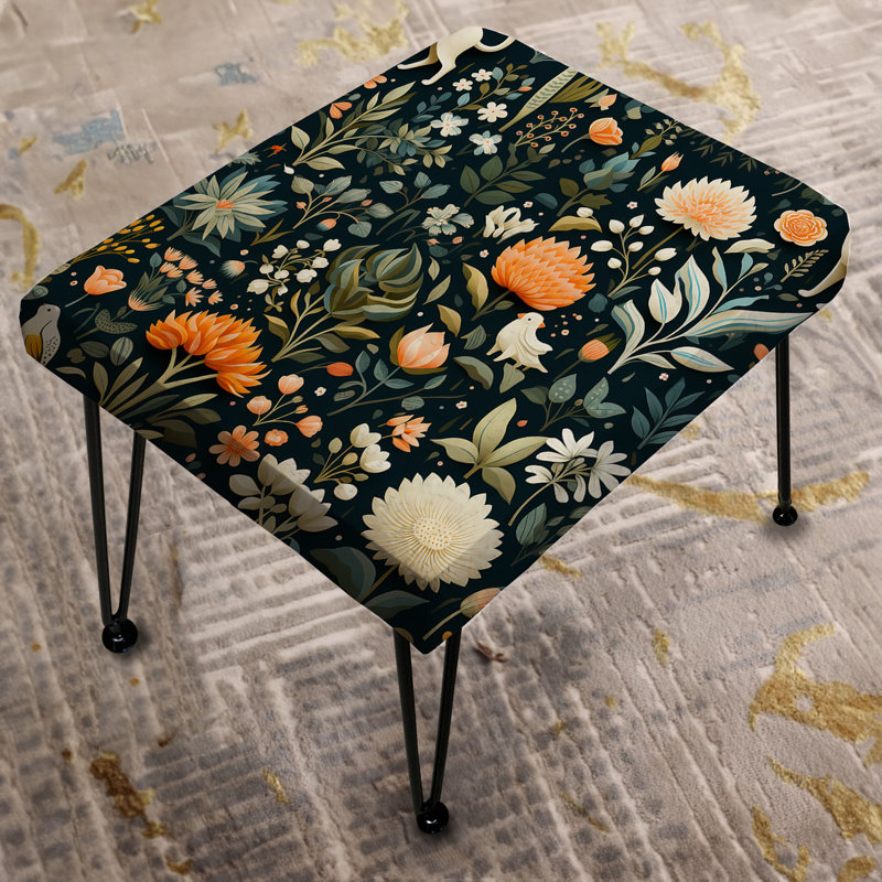 Frentz - Repose-pieds rectangulaire imprimé animal