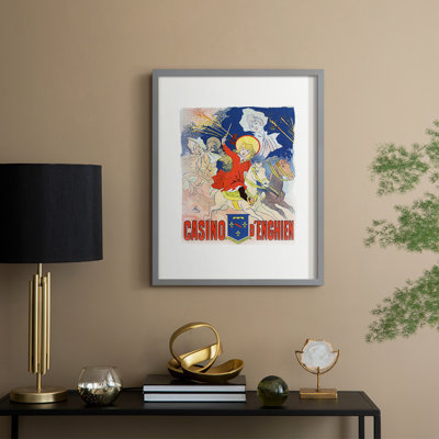 Casino D' Enghien Framed Print - Solid Wood