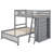 Twin Over Full Bunk Bed With Drawers-368167982