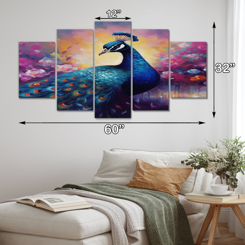 Coronda - Animals Wall Decor - 5 Panels