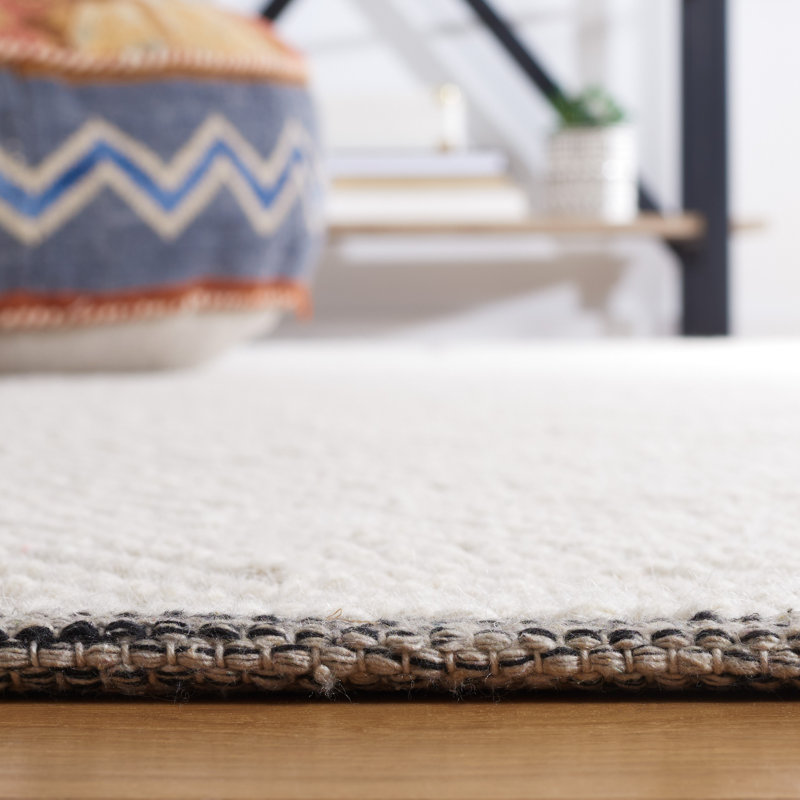 Irish Chain Hand Woven Area Rug, Rectangle 91 x 152 cm