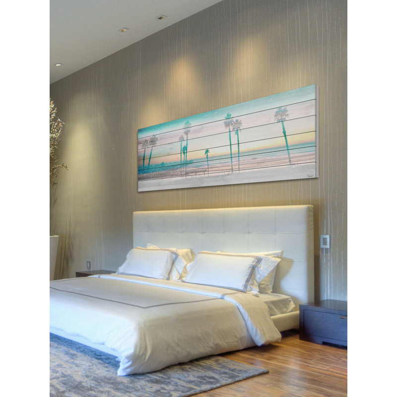 «Stormy Calm II» par Parvez Taj - impression panoramique sur bois, H 10 po x l 30 po x P 1,5 po