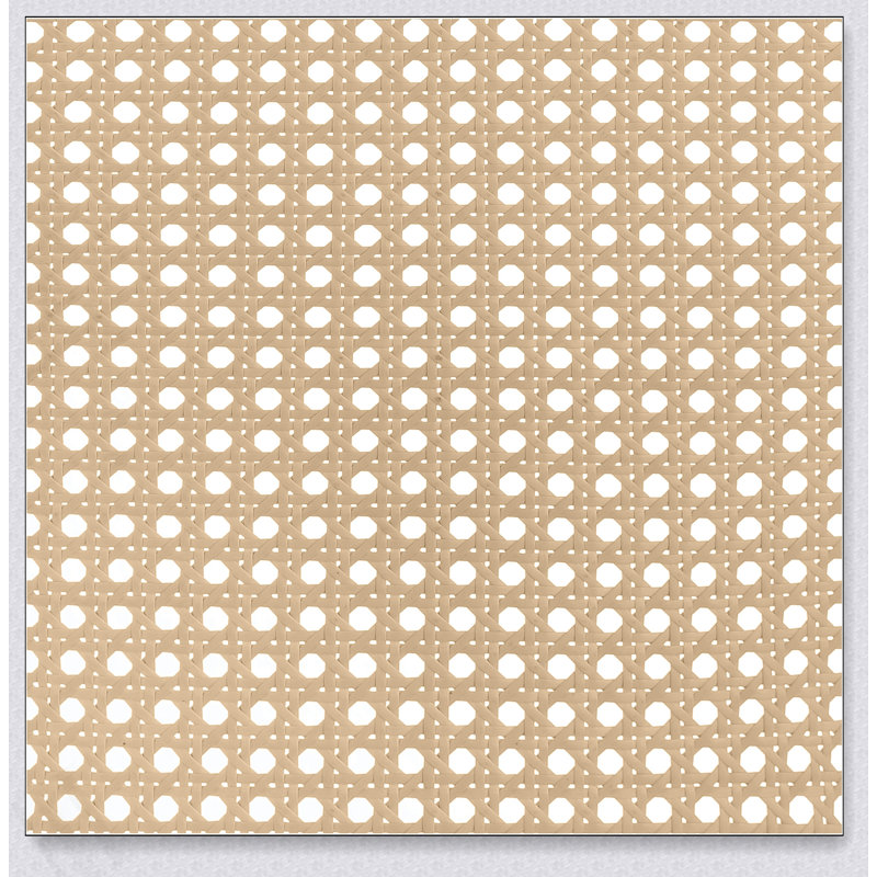 Grand lit en toile Rande, Blanc
