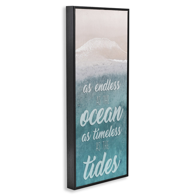 «Timeless As Tides Beach», impression numérique sur toile par Marcus Prime, Giclée encadrée noir minuit