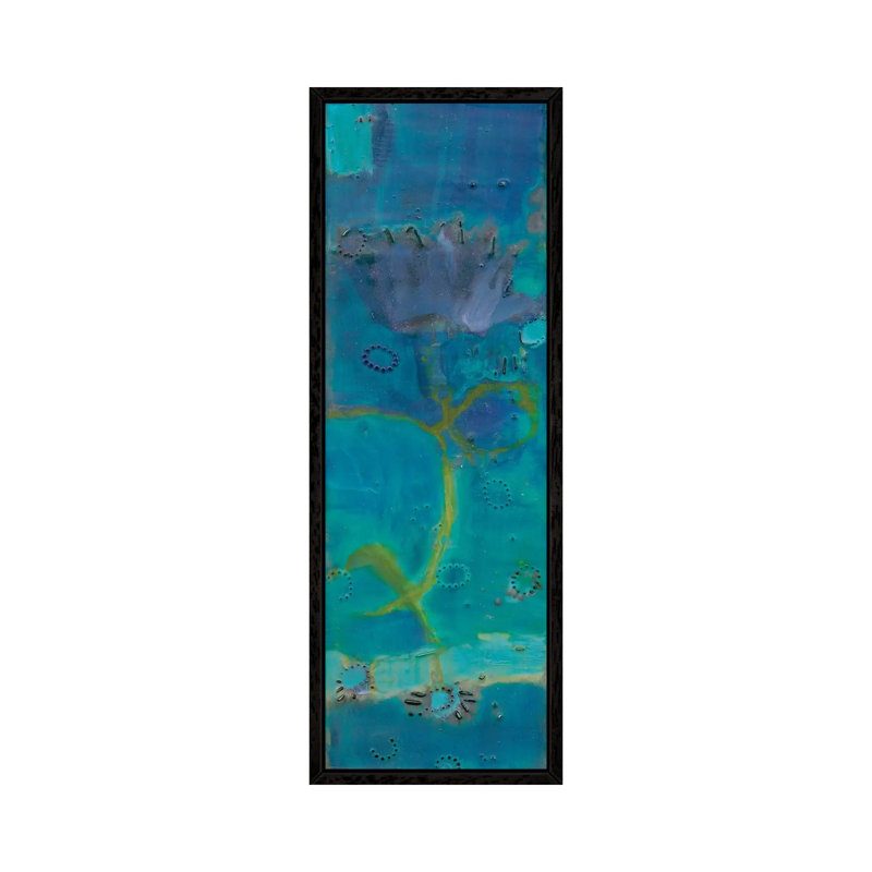 Reedy Blue III by Sue Jachimiec - Floater Frame Panoramic Gallery-Wrapped Canvas Giclée on Canvas