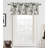 Toile Linen Lined Valance Double Layer Thermal Room Darkening Blackout Window Valance Curtain for Kitchen Bathroom Farmhouse French Country Vintage Printed Pattern Single-297130270-297130268
