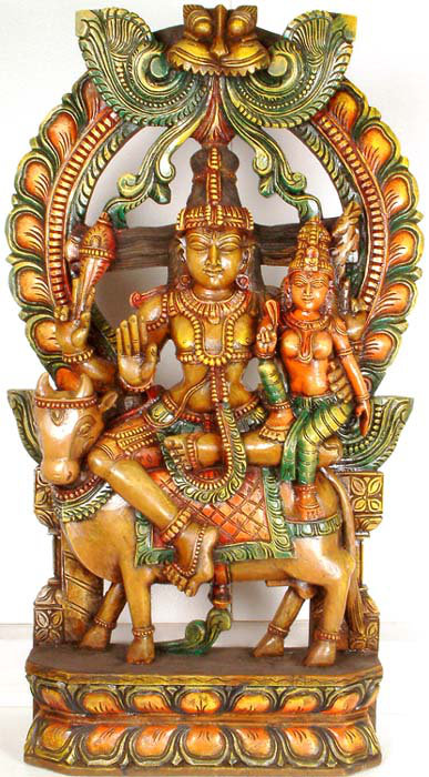 Shiva et Parvati sur Nandi