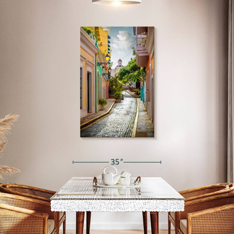 Sireci Old San Juan Street, 45" H x 30" W