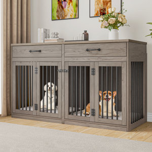 https://assets.wfcdn.com/im/74399388/resize-h300-w300%5Ecompr-r85/2802/280262010/Wooden+Large+Double+Dog+Crate+Furniture%2C+with+Removable+Divider%2C+Drawers.jpg