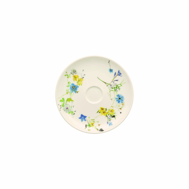Brillance Fleurs Des Alpes Bone China Saucer