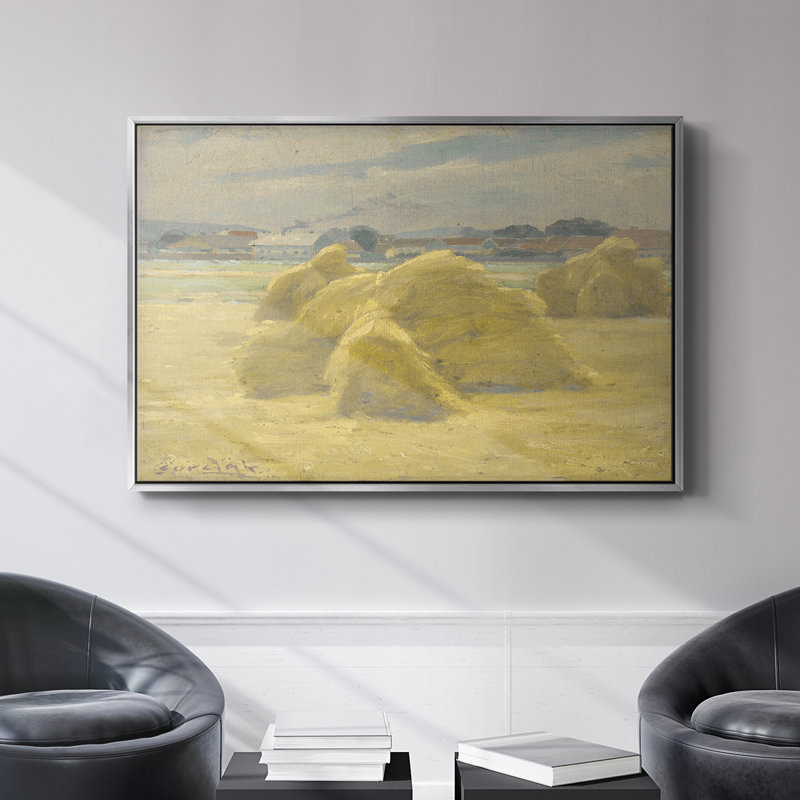 Paysage rétro -DCCXLV, H 17 po x l 25 po x P 2 po, Silver Floater Framed Canvas