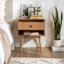Table de chevet 1 tiroir Mid-Century-1617349580
