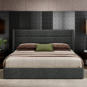 Bradenburg Lift Up Upholstered Storage Platform Bed