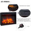 FLAMME Madura Electric Fireplace with surround with 2kW Fireplace Heater Espresso Oak Multiple Colours Available-1844521336-1844521334