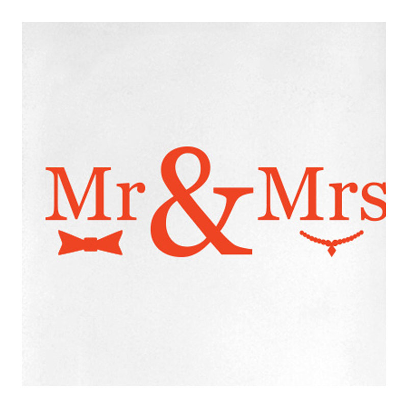 Wall Decal, Orange