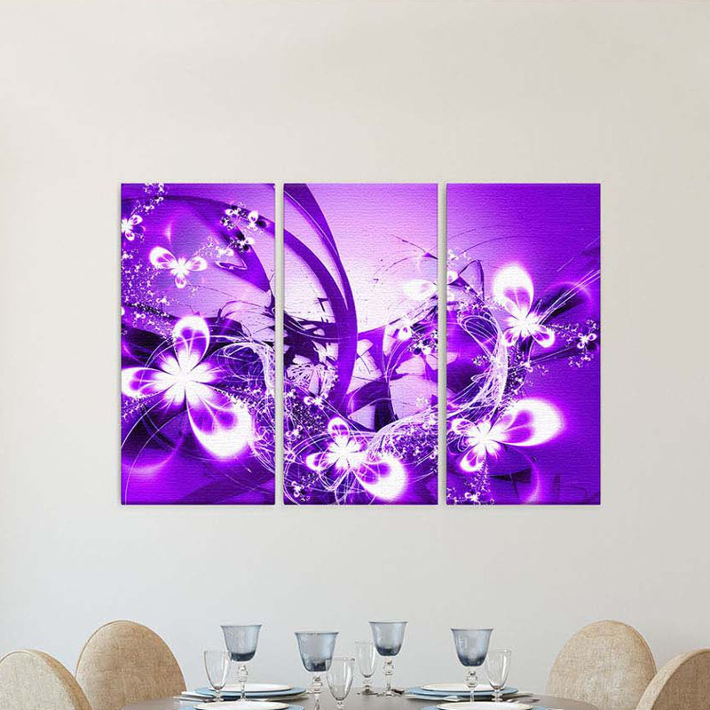 3 Piece Wrapped Canvas Print, 100cm H x 150cm W x 2cm D
