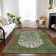 Machine-Washable Stain Resistant Abstract Area Rug