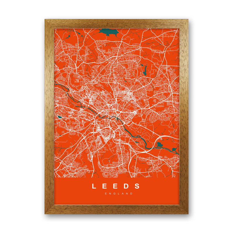Leeds I - Print, Brown Paper, 63cm H x 46cm W x 3cm D