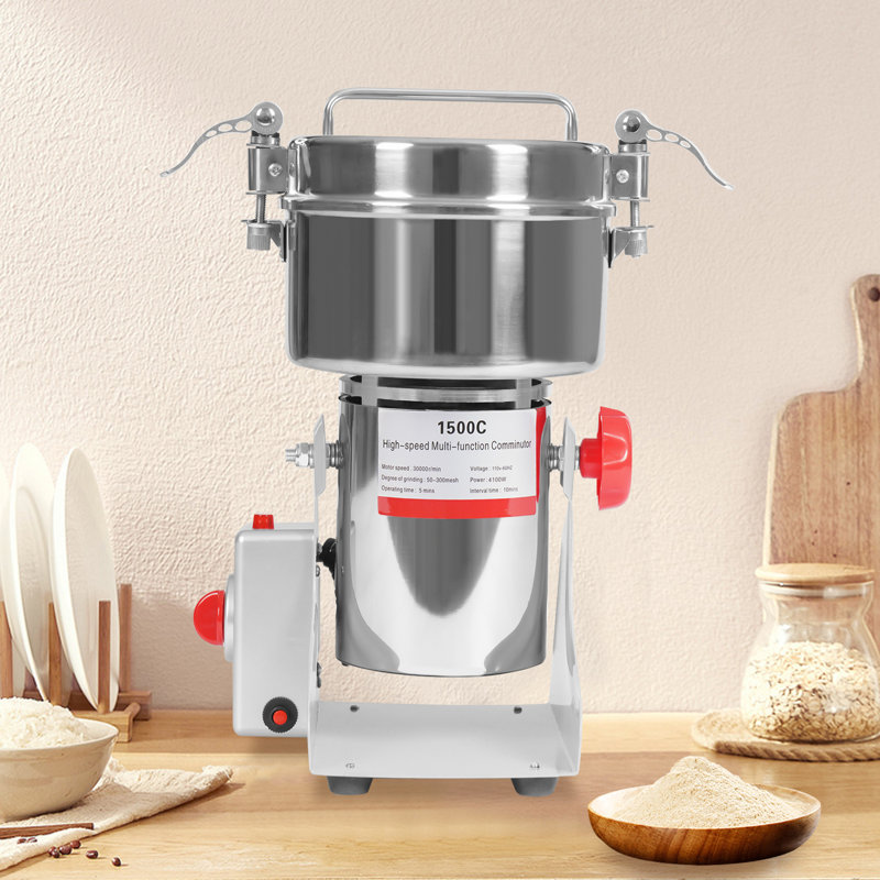 Molino Eléctrico Para Moler Maiz VEVOR 300g Electric Grain Mill Grinder, High Speed 1900W Commercial Spice Grind Grain Grinder - Foto 5