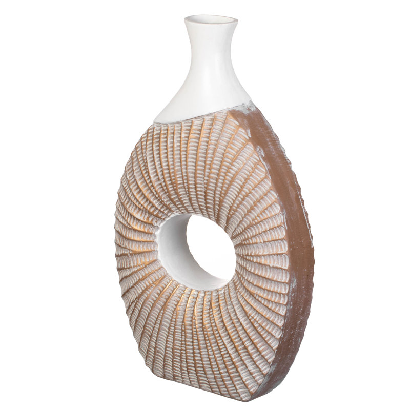 19-inch Farmhouse Vase - Decorative Piece For Boho Kitchen, Bedroom Table, Home Office, Living Room Or Shelf  Decor - Large Vase For Console, Coffee Table, And Entryway Centerpieces