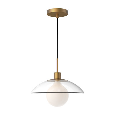 Finola Single Light Glass Pendant