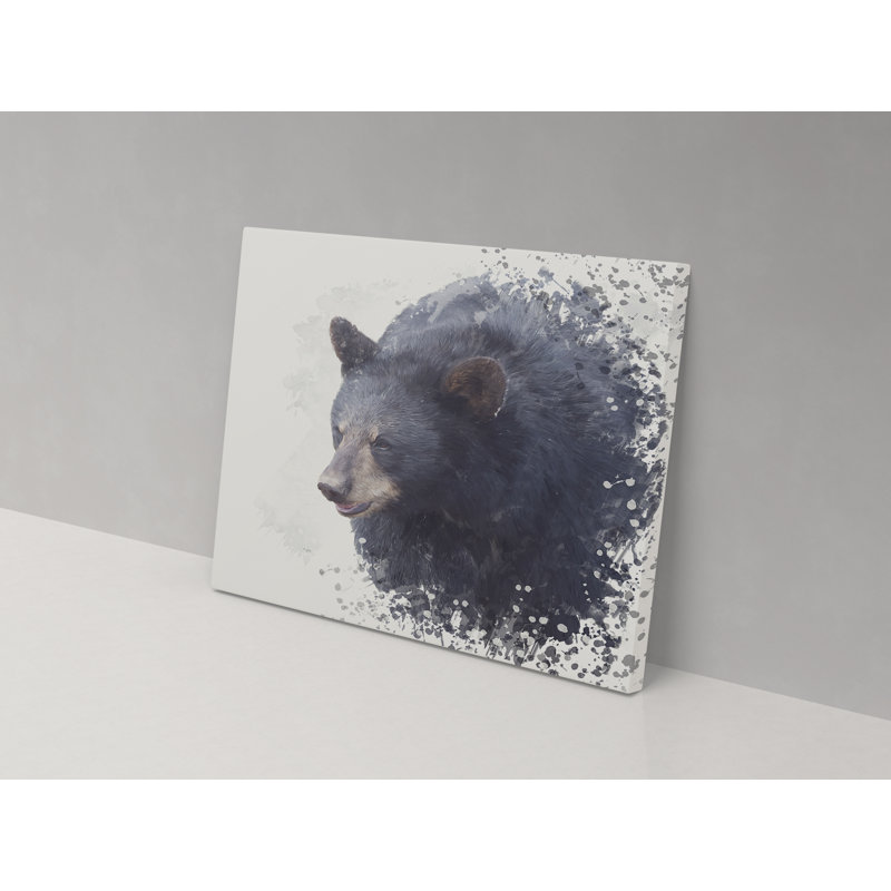 Canvas Collection Blackbear Beauty - Wrapped Canvas Print, 52cm H x 82cm W x 4cm D