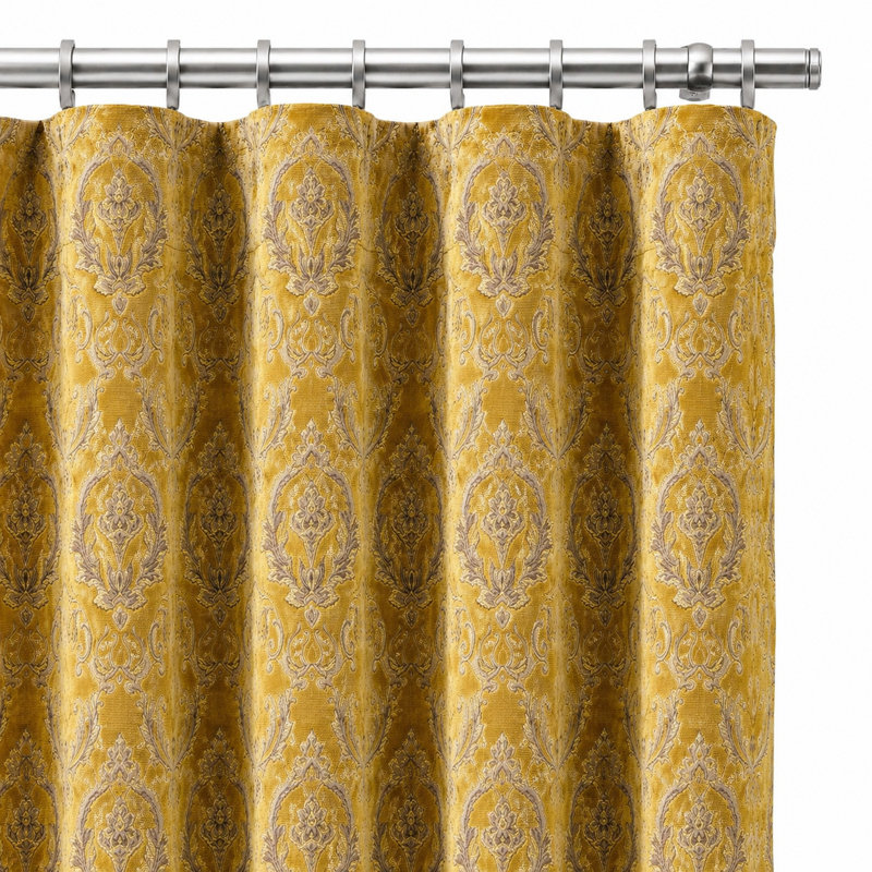 Damask Velvet | Beatrice Fabric, Gold