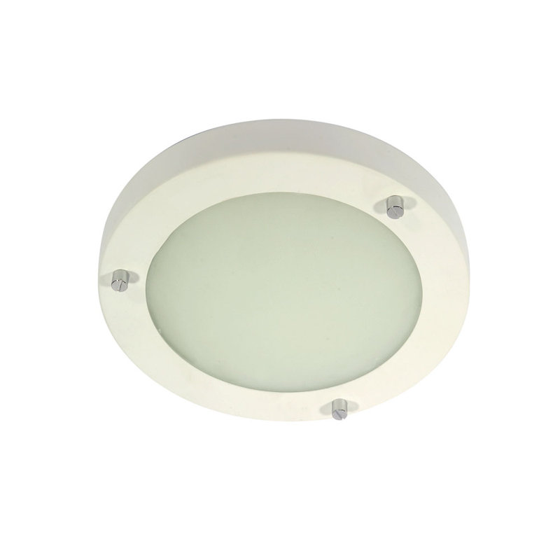 Bretton Flush Mount, White