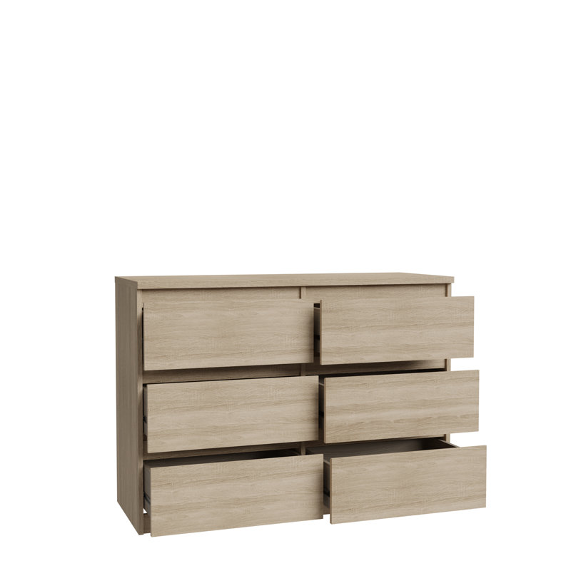 Priyaka 6 - Drawer Rectangle Accent Chest, Beige