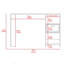 Bureau d'ordinateur, un tiroir, deux tablettes-74029210