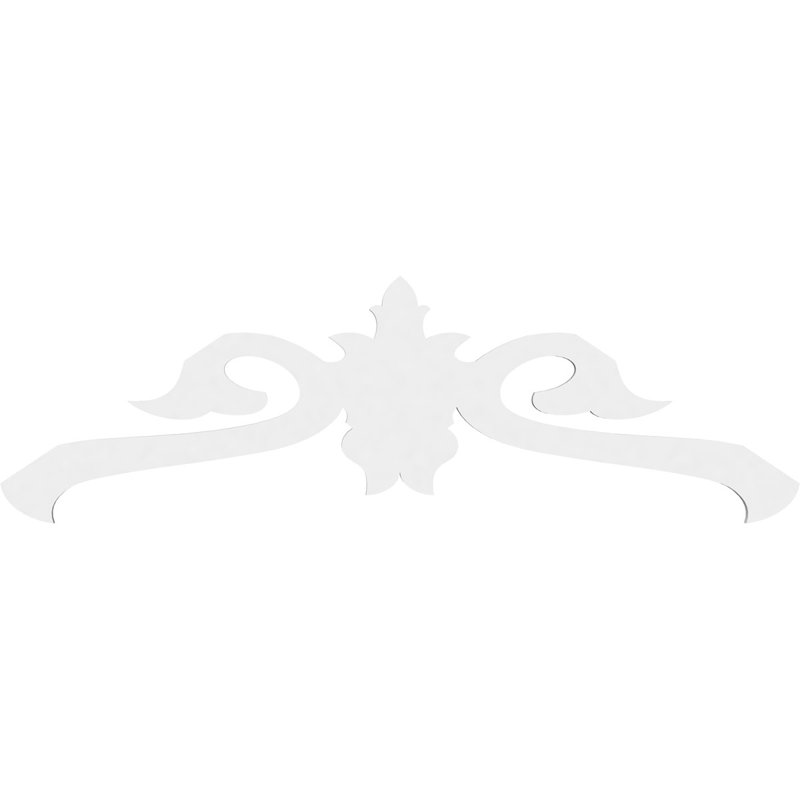 Pignon Florence (PVC) de qualité architecturale (4/12), H 12 po x l 72 po x P 1 po
