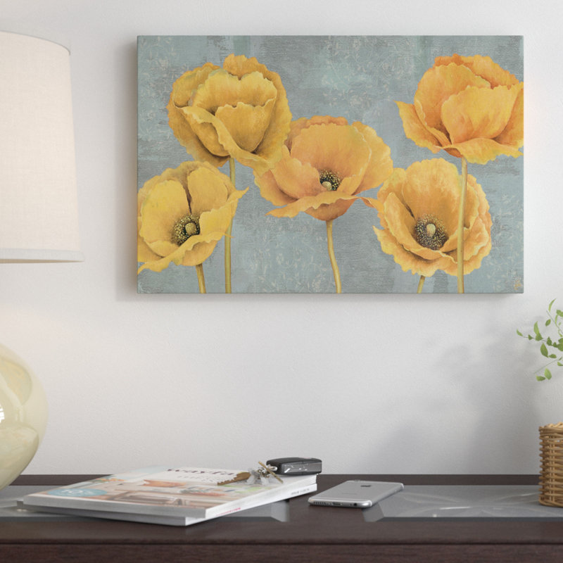 " Sunset " by Daphne Brissonnet, 8" H x 12" W x 0.75" D, Canvas