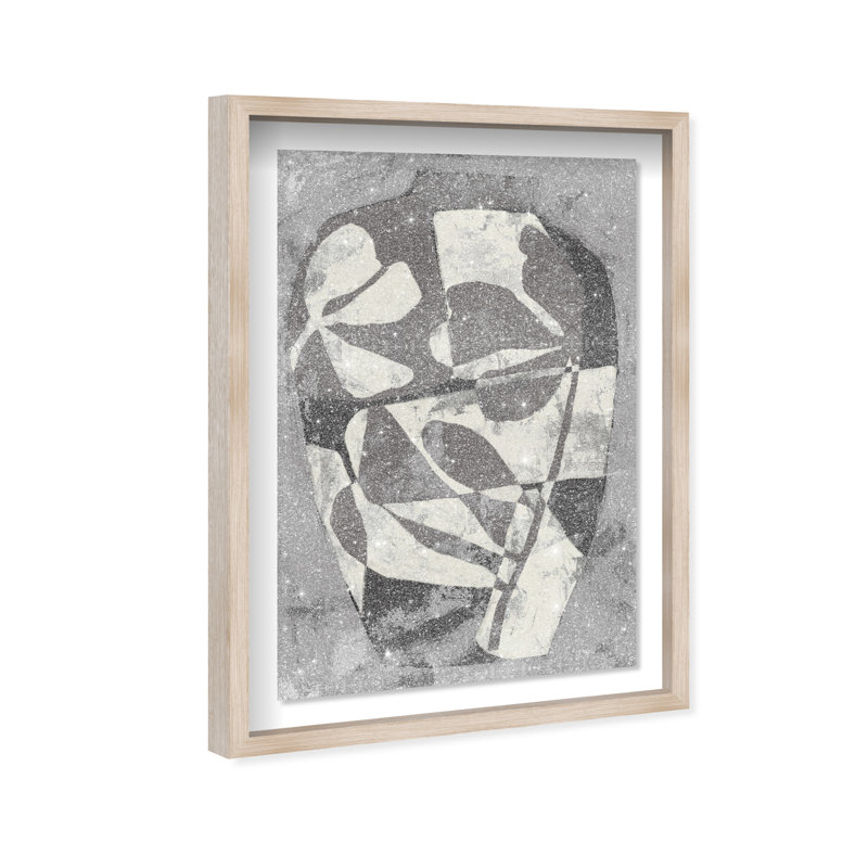 Minimalist Vase II Print by Oliver Gal, 25.5"H x 17.5"W, Natural Oak Shadowbox