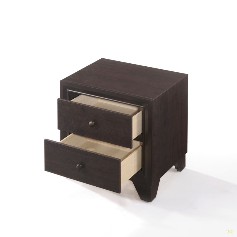 Table de chevet 2 tiroirs