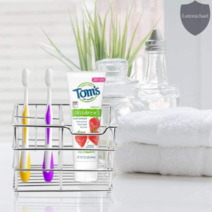 menggutong 2 Piece Automatic Toothbrush Holder with Toothpaste