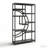 Versatile Display Shelves, Freestanding Bookshelf With Geometric Design For Modern Aesthetic And Ample Storage-523934157-523934152