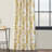 Abisia Regal Damask Printed Cotton Twill Room Darkening Curtain Single Panel-767734772-767734775