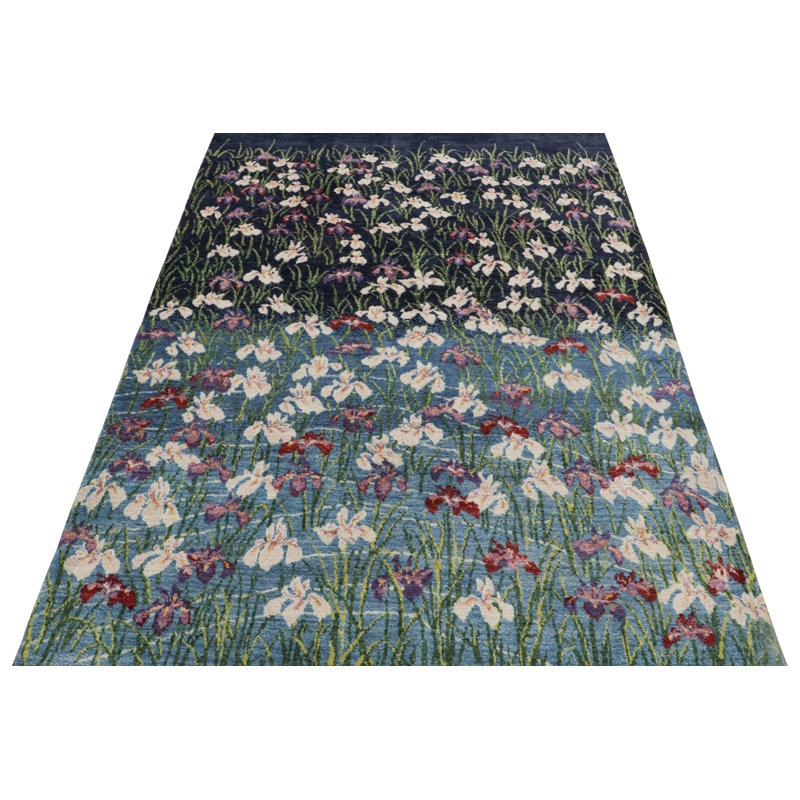 One-of-a-Kind Rectangle 4’11"x7’2" Hand Knotted Area Rug