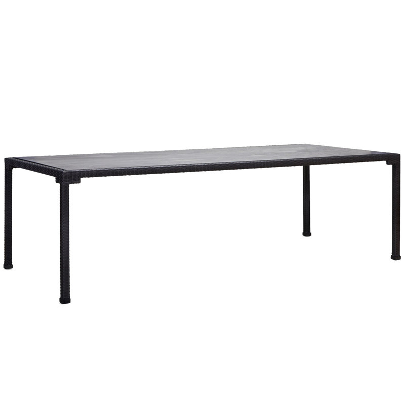 Lorenzo Outdoor Dining Table, Chestnut Brown
