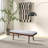 Troni Light Grey Boucle Bench