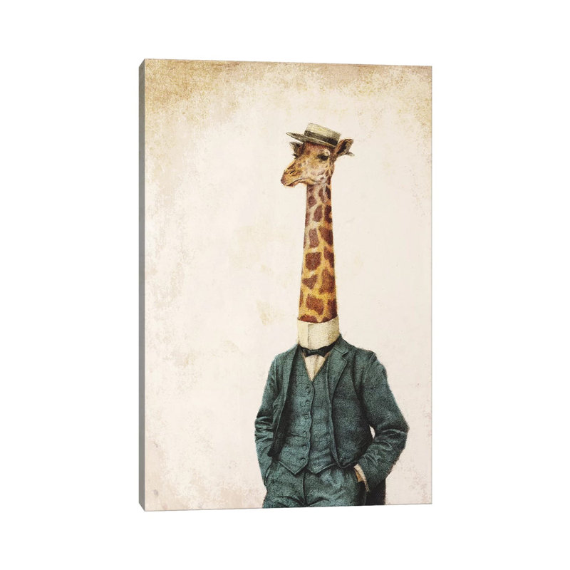 High Class Gentleman by Mike Koubou - Wrapped Canvas Gallery-Wrapped Canvas Giclée, 30.48cm H x 20.32cm W
