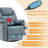 Nafees Upholstered Heated Massage Chair-1143029944