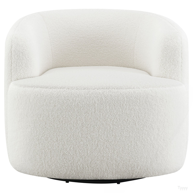 Chaise pivotante rembourrée Denae