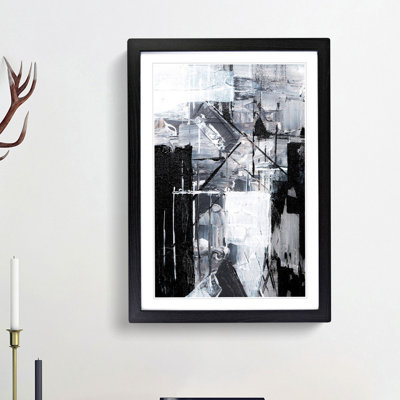 Abstract Art Painting Vol.335 by S.Johnson - Picture Frame Painting Print on MDF