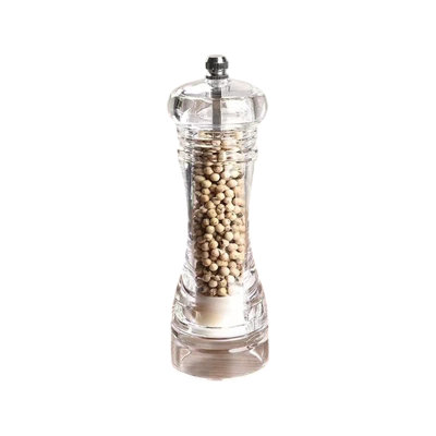 Water Bottle Customizable Grinder Transparent Pepper Grinder Manual Pepper Grinder Ceramic Core Versatile Grinding Customizable Thickness Seasoning Bottle Kitchen Tool