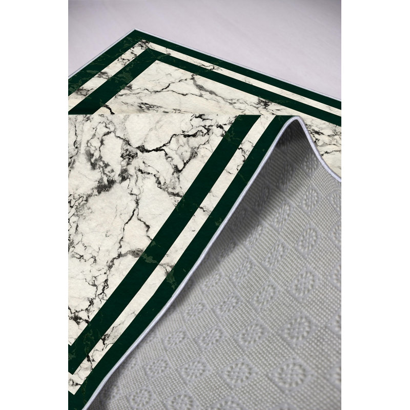 Eco-Friendly Hall Carpet, 100% Polyester, 31.5 x 59.1 inches | 650 g/m², 0.16 in Pile Height, Non-Slip PVC Dot Underside, Antibacterial, Machine Washable, Digital Print Design | Perfect for Home Decor & Living Spaces