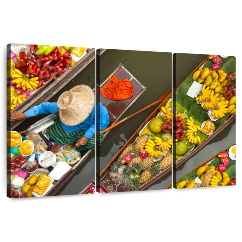 Marché flottant Kavia, H 32 po x l 50 po