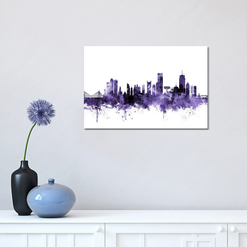 Boston, Massachusetts Skyline I by Michael Tompsett - Wrapped Canvas Print, 30.48 cm H x 45.72 cm W